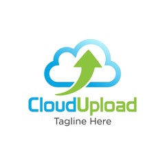 Cloud Logo,Cloud Upload,Cloud computing logo,Vector Logo Template