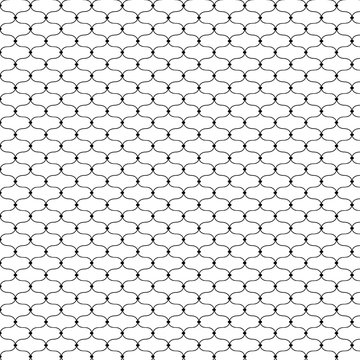  Vector illustration seamless pattern wicker net with knots