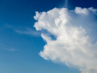 Blue sky and most cloudy background. © max_play