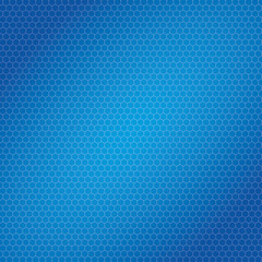 Blue hexagon Bee hive shaped background