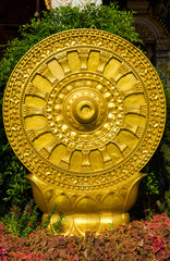 LAMPHUN, THAILAND, February 19, 2016: Buddha image.at Buddhist t