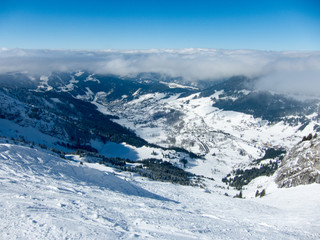 Fototapeta na wymiar Ski à la Clusaz