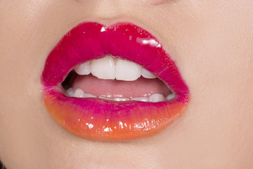 Obraz premium Sexy lipstick lips