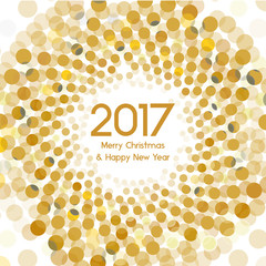 Graphic background for the new year coming - 2017