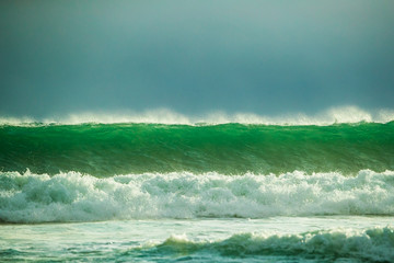 rough seas in the caribbean