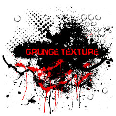 Grunge texture. Abstract template background. Vector drops illustration.