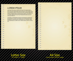 Letterhead Design of Old and Binder style