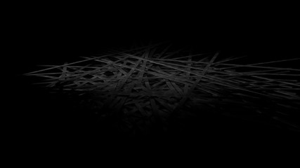 Metallic planks, in a disorder