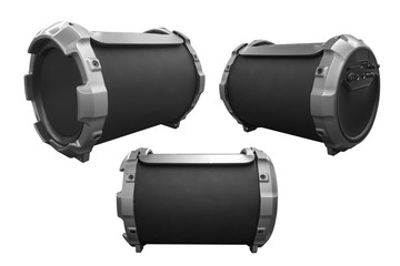 subwoofer isolated on white background