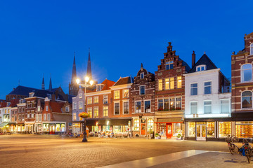 Fototapeta na wymiar Delft. Market Square.