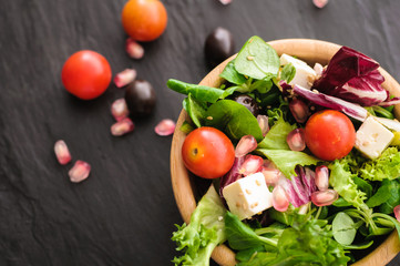 vegetarian food is salad