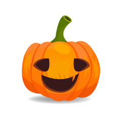 Halloween Pumpkin isolated on white background