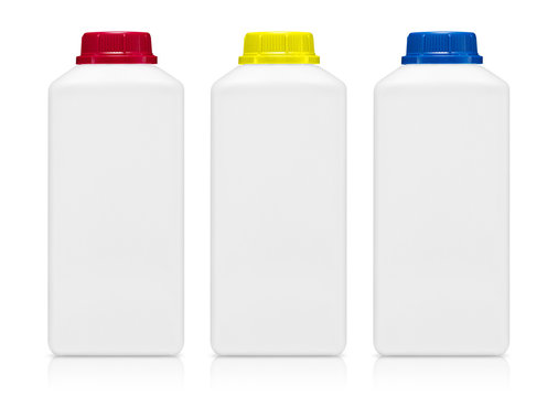 three milk bottlle