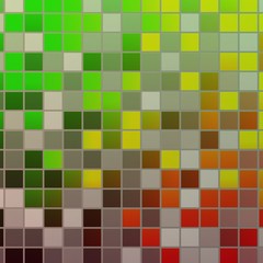 Mosaic ceramic tiles background. 3d render