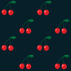 Seamless Cherry Pattern