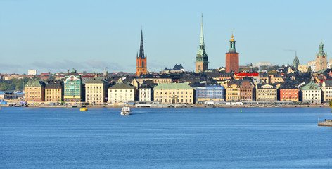 Stockholm, Sweden. View from sea