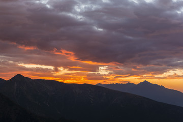 Obraz premium Beautiful colors at sunrise.