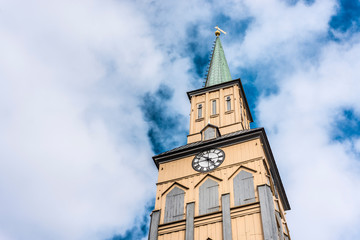 Fototapeta na wymiar The Tromso Cathedral in Norway.