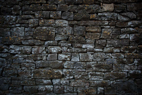Ancient wall built