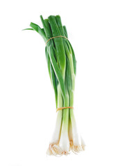 a bundle of spring onions