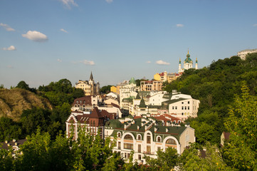 View of the old part of city
