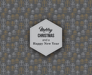 Weihnachtsgeschenke - Gru&szlig;karte