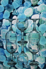 Бокал в контуре