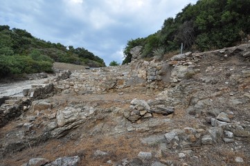 Ruins of Stagira, the birthplace of Aristotle