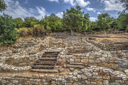Ruins of Stagira, the birthplace of Aristotle