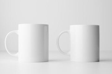Mug Mock-Up - Two Mugs