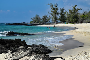 beautiful Makalawena beach, Big Island, Hawaii