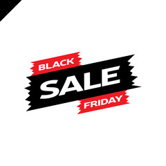Black Friday Sale Vector Illustration for your design, poster or banner
