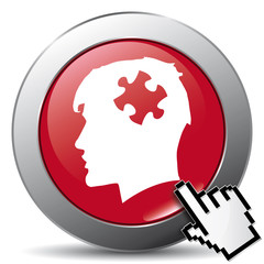 puzzle head icon