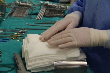 Preparing surgery tools