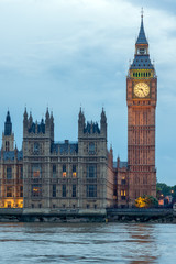 Fototapeta na wymiar Amazing Night photo of Big Ben, London, England, United Kingdom