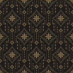 Damask seamless retro pattern. Art Deco