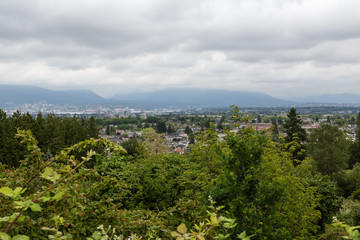 Fototapeta na wymiar Vancouver from Mountains