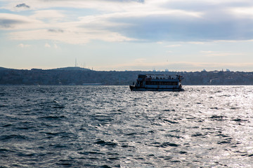boat in istanbul bosphorus