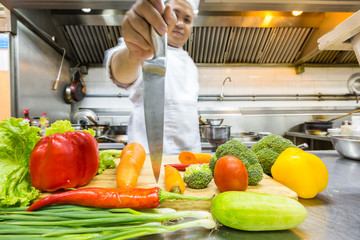 Mixed vegetable preparing