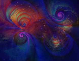 Deep Space Painting  Some elements provided courtesy of NASA

