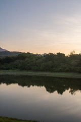 Obraz premium eruptive activity of october 8