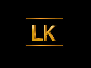 LK Initial Logo for your startup venture