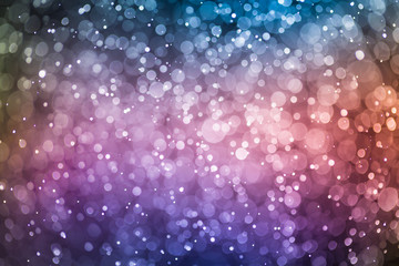 Colorful of bokeh