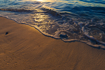 Beach, background. Okinawa, Japan.