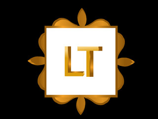 LT Initial Logo for your startup venture
