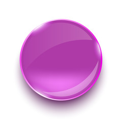 Glass banner. Realistic vector. Vector illustration.