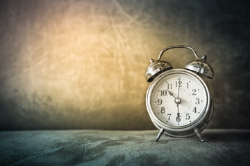 Still life with alarm clock