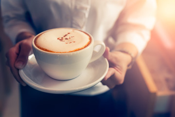 Vintage tone with Cappuccino cup