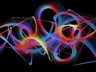 abstract colorful graffiti