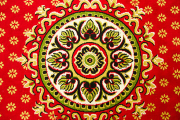 Red carpet fabric cotton texture